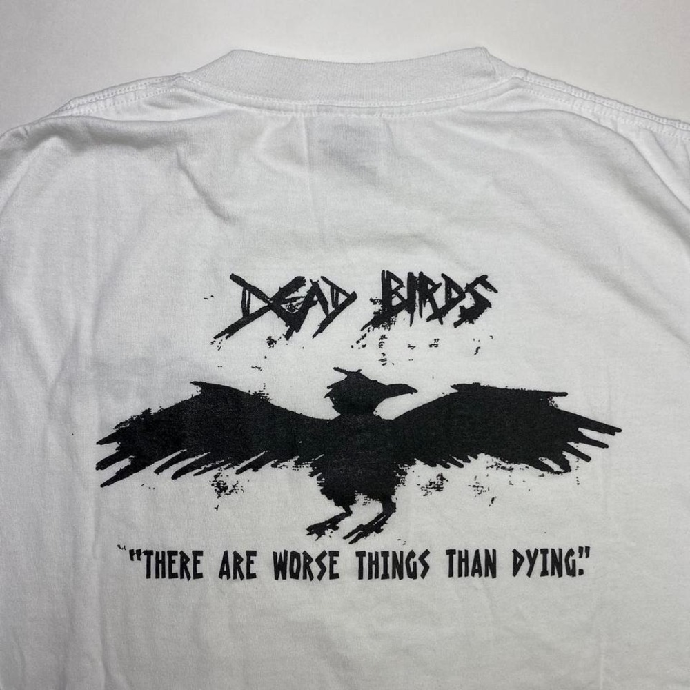Vintage 2000s Dead Birds movie promo staff crew‎ shirt